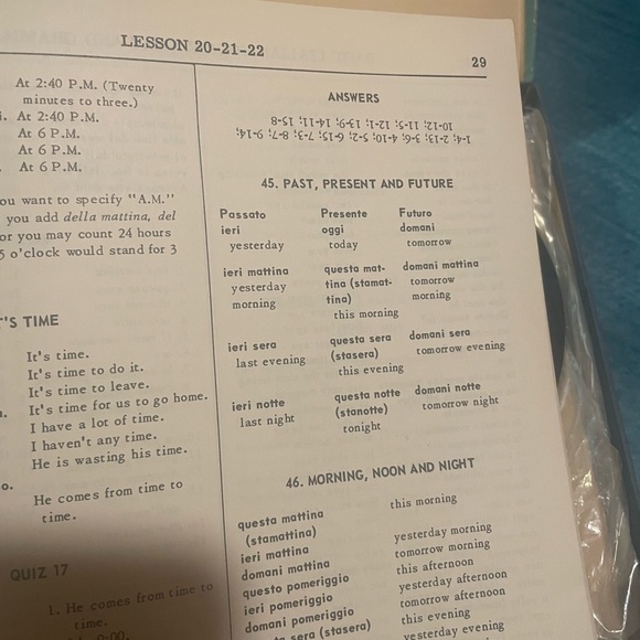 Vintage Italian learning course - Picture 7 of 8